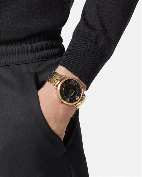 versace v-eternal watch|Versace V.